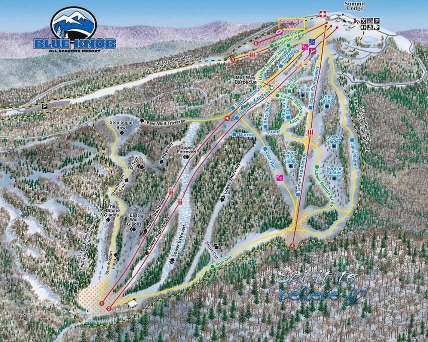 2 Bedroom 2 Bathroom - Blue Knob All Season Resort Condo Claysburg Εξωτερικό φωτογραφία